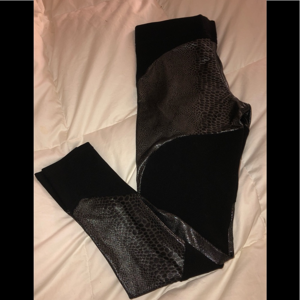 Vegan leather leggings